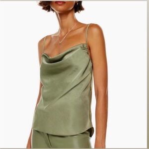 Wilfred green satin top